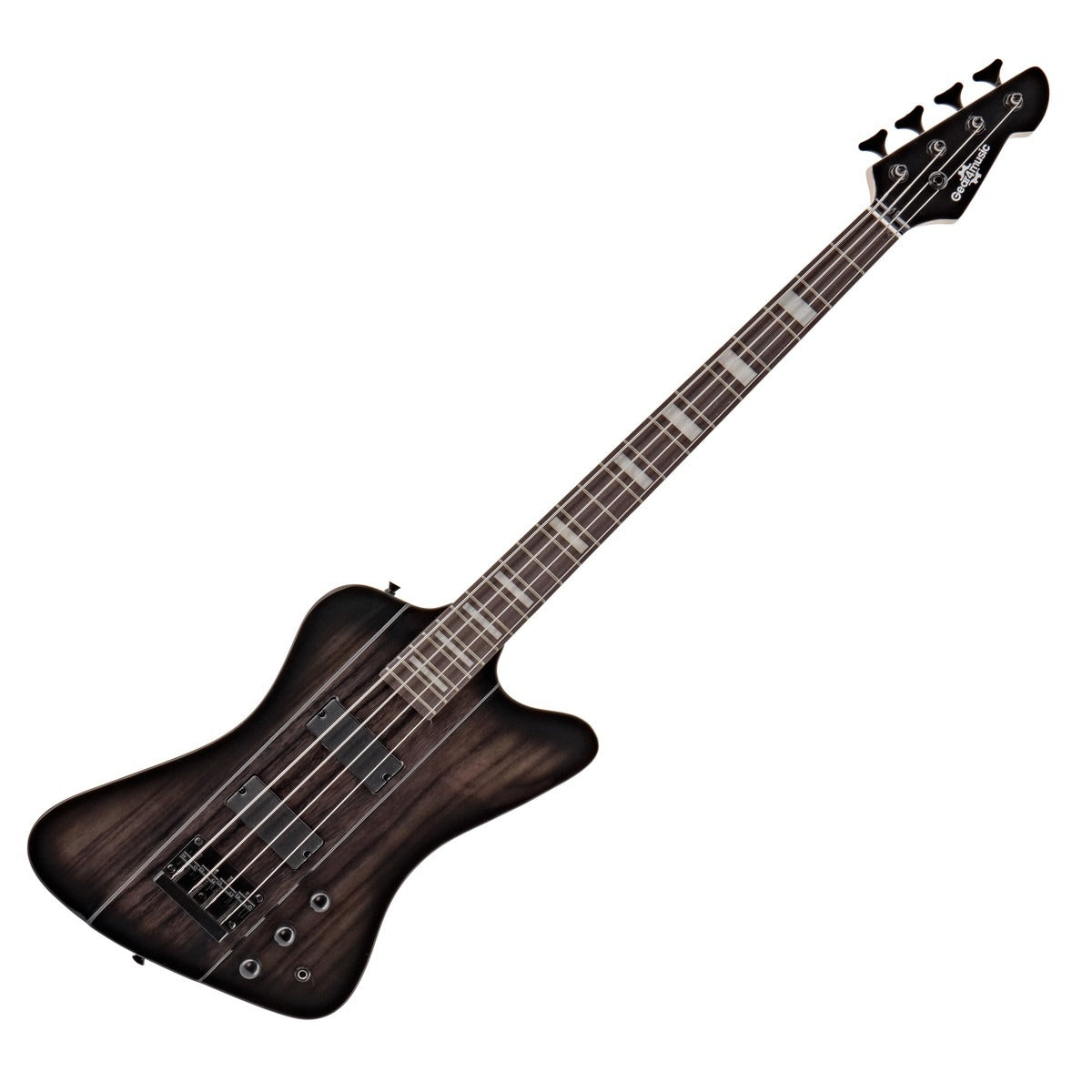 Harlem Z Bass Guitar, Trans Black