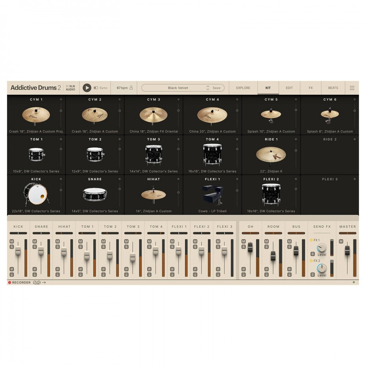 XLN Addictive Drums 2 Black Velvet